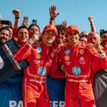 Ferrari protagonista del GP de Estados Unidos, Leclerc vencedor y Sainz en segundo lugar.