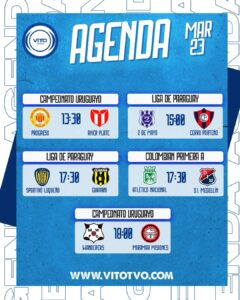 Partidos destacados del domingo 23 de marzo