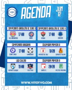 Partidos destacados del jueves 12 de junio