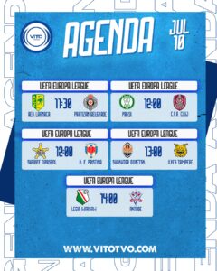 Partidos destacados del jueves 10 de julio