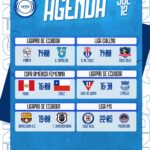 Partidos destacados del sábado 12 de julio