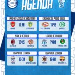 Partidos destacados del sábado 23 de agosto