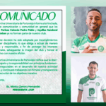 Liga de Portoviejo separa a Pedro Pablo Perlaza y Daniel Uquillas por indisciplina