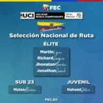 ¡Ecuador presente en el Mundial de Ciclismo de Ruta 2025 en Ruanda!