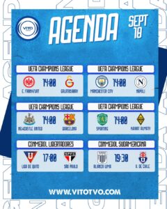 Partidos destacados del jueves 18 de septiembre