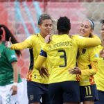 Ecuador golea 4-0 a Bolivia y marca el rumbo en el debut de la Liga de Naciones Femenina