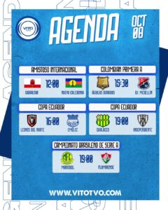 Partidos destacados del miércoles 8 de octubre