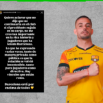 Octavio Rivero aclara su postura y habla de un quiebre interno en Barcelona SC