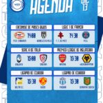 Partidos destacados del sábado 13 de diciembre