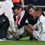 Mbappé sufre un esguince de rodilla y es seria duda para la Supercopa de España