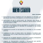 El Nacional presenta su nuevo estatuto y apunta a una transformación institucional y financiera