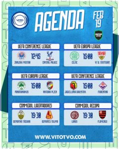 Partidos destacados del jueves 19 de febrero