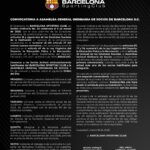 Barcelona SC convoca a Asamblea General Ordinaria de Socios para el 28 de marzo