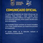 Bajas sensibles en La Tri: Hincapié y Castillo quedan fuera de la convocatoria