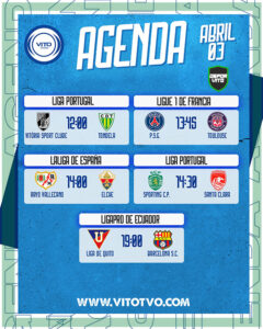 Partidos destacados del viernes 3 de abril