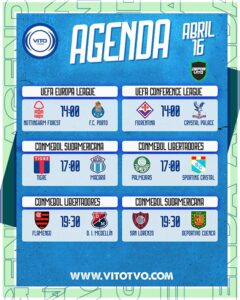 Partidos destacados del jueves 16 de abril