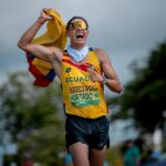 David Hurtado brilla en el Mundial de Marcha y logra plata con récord sudamericano