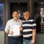 Alejandro Domínguez celebra emotivo reencuentro con Ever Hugo Almeida