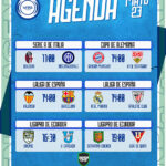 Partidos destacados del sábado 23 de mayo