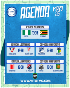 Partidos destacados del martes 26 de mayo