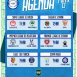 Partidos destacados del miércoles 13 de mayo