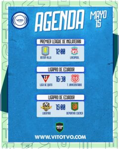 Partidos destacados del viernes 15 de mayo