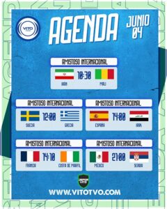Partidos destacados del jueves 4 de junio