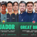 ECUADOR YA TIENE EQUIPO PARA ENFRENTAR A GRAN BRETAÑA EN LA COPA DAVIS